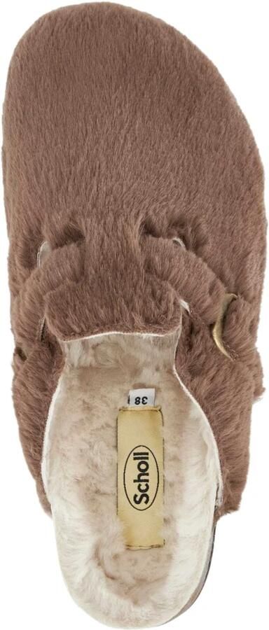 Scholl Sandalen Footwear Pantoffels Taupe Fae New F Synfurg in taupe - Foto 2
