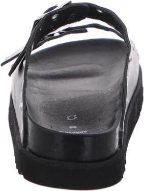 Scholl Beatriz Ring leren slippers zwart - Foto 4
