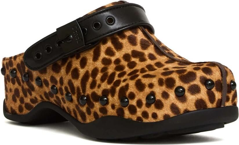 Scholl zoccollo in cavallino leopardato - Foto 2