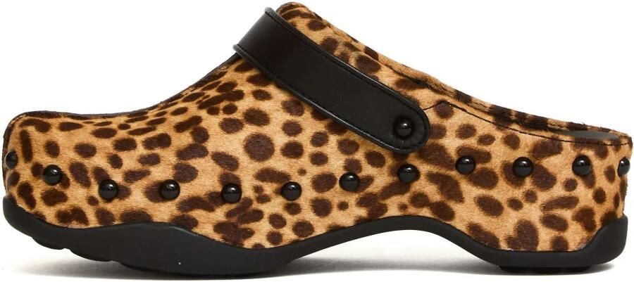 Scholl zoccollo in cavallino leopardato - Foto 3