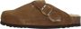NUBIKK Instappers Dames Teddy Fur Maat: 39 Materiaal: Suède Kleur: Cognac - Thumbnail 3