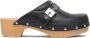 Scholl Zwarte Pumps met Houten Hak - Thumbnail 1
