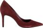 Schutz Bordeaux Suede Puntige Decollete Pumps - Thumbnail 1