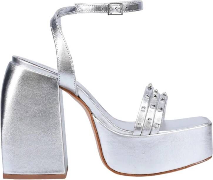 Schutz High Heel Sandals Grijs Dames