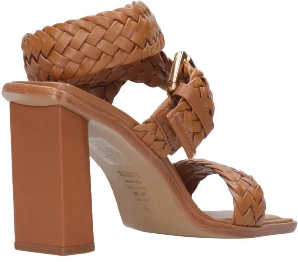 Schutz Bruin leren sandalen hakken - Foto 5