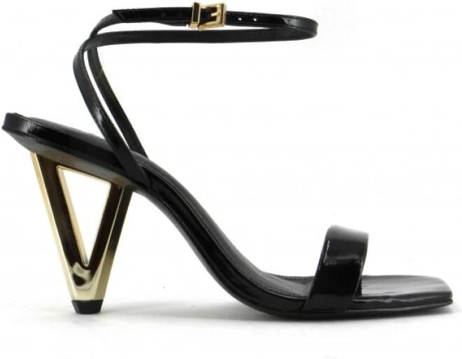 Schutz Patent High Heel Sandal
