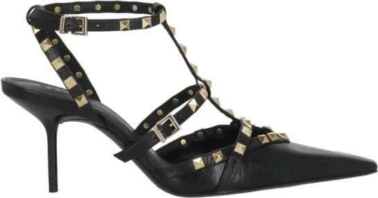 Schutz Sandaal met studs en naaldhak