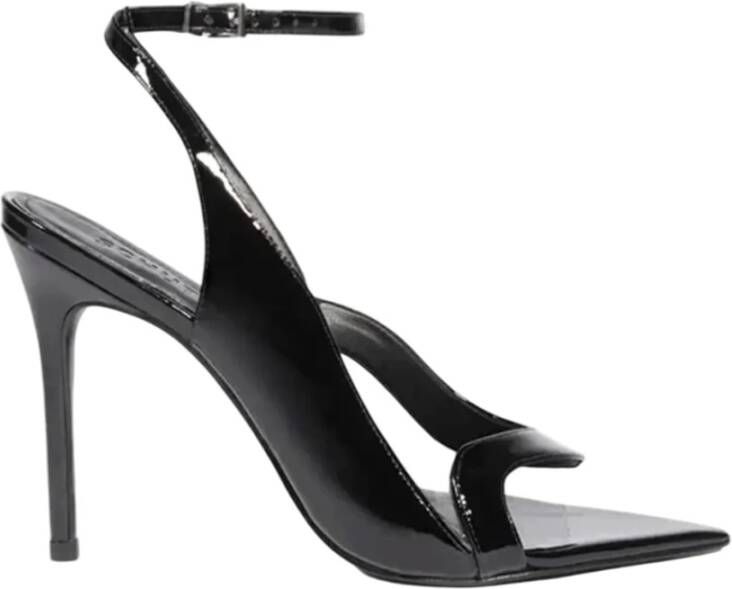 Schutz Vinyl Leaf High Heel Sandals
