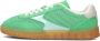 Scotch & Soda Nixie suède sneakers groen - Thumbnail 2