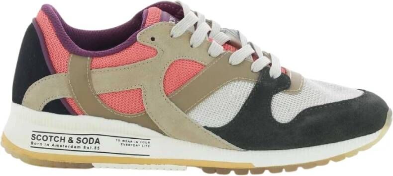 Scotch & Soda Scotch soda Herenschoenen Multicolor Vivex Z23 Zwart Heren