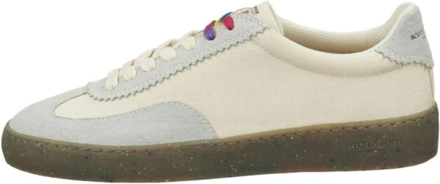 Scotch & Soda Linnen Lage Sneakers