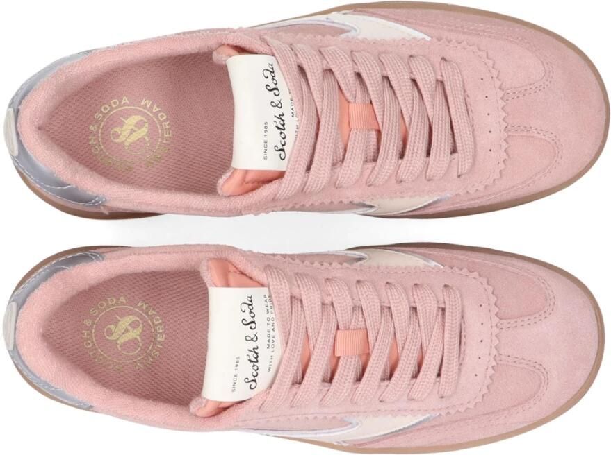 Scotch & Soda Minny suède sneakers roze - Foto 2