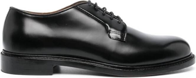 Sebago Elegante Zwarte Leren Derby Schoenen Black Heren