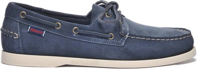 Sebago Authentieke Docksides voor Jacht en Golven Blue Heren