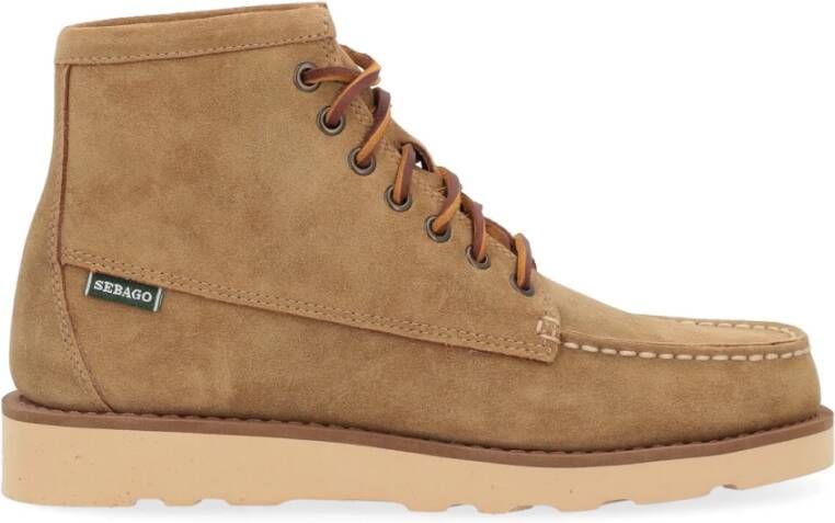 Sebago Tala Hoge Geolied Suède Laarzen Beige Heren