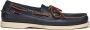 Sebago Blauwe leren bootschoenen - Thumbnail 1