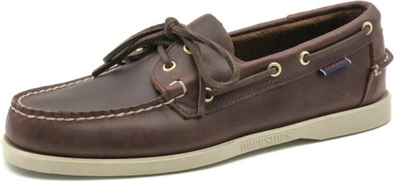 Sebago Bruin Bourgondië Herenschoenen Ss24 Red Heren