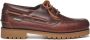 Sebago Handgemaakte Camelkleurige Leren Bootschoenen Brown Heren - Thumbnail 2