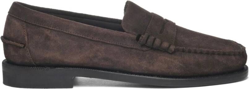 Sebago Met de hand gemaakte Suède Mocassins Brown Heren
