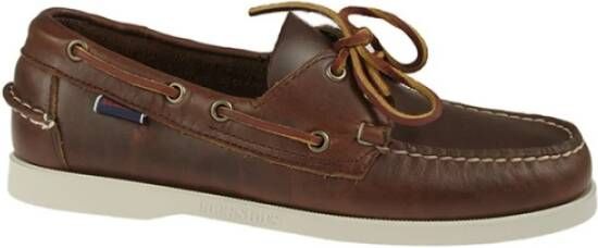 Sebago Bruine gewaxte bootschoenen