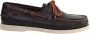 Sebago Donkerbruine Gestructureerde Loafer Brown - Thumbnail 1