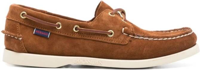 Sebago Bruine Sandalen voor Zomerse Uitjes