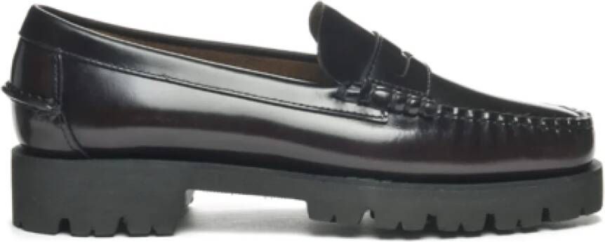 Sebago Bruine Slip-On Beefroll Mocassin Schoenen