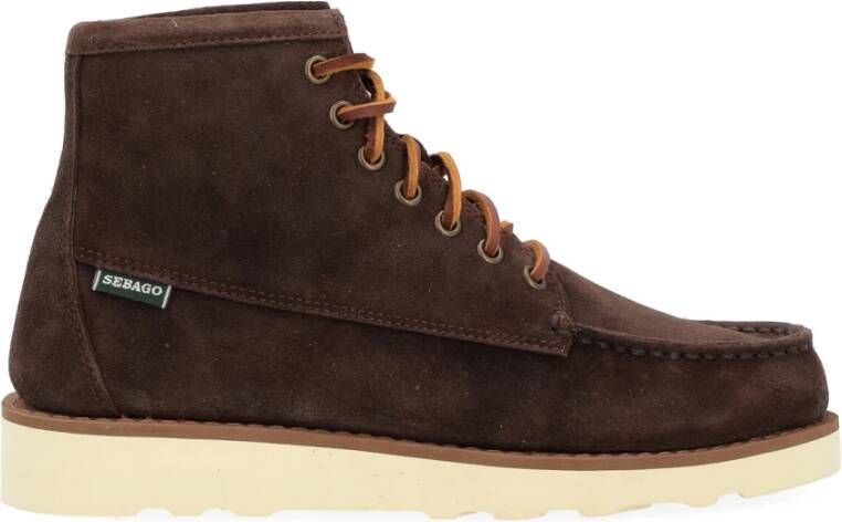 Sebago Bruine Suede Tala Laars Bruin Heren