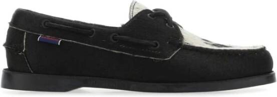Sebago Calf Hair Docksides Portland Raw Loafers