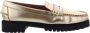 Sebago Dames Dan Metallic Loafer Goud Gray Dames - Thumbnail 3