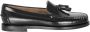 Sebago Zwarte leren platte schoenen Black Dames - Thumbnail 2