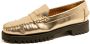 Sebago Dames Dan Metallic Loafer Goud Gray Dames - Thumbnail 2