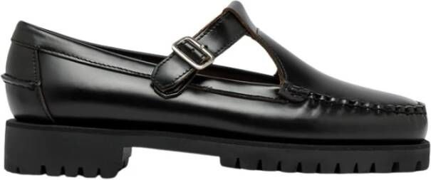 Sebago Handgemaakte leren mocassin loafers