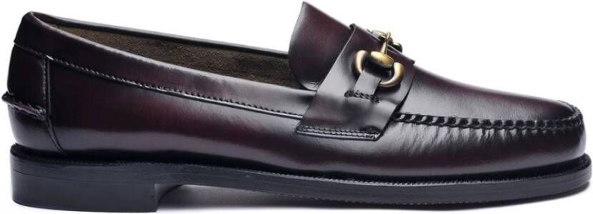 Sebago Handgemaakte Leren Mocin met OrthoLite Demping Brown Heren