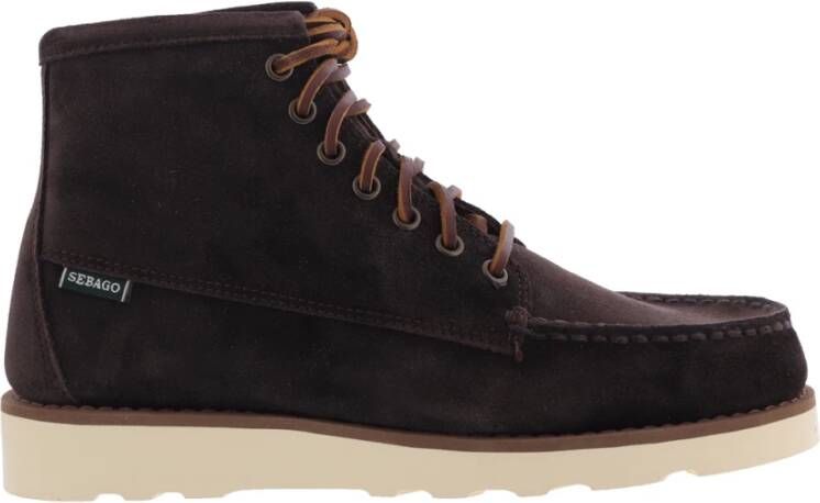 Sebago Scarponcino Tala Mid Suède Laarzen Brown Heren
