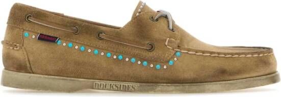 Sebago Kameel Suède Veterschoenen Loafers