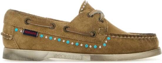 Sebago Kameel Suède Veterschoenen Loafers