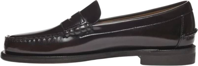 Sebago Klassieke Bordeaux Mocassin met Decoratieve Stiksels - Foto 4