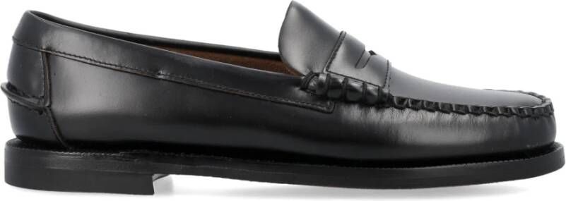 Sebago Klassieke Dan Loafers Zwarte Schoenen
