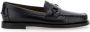 Sebago Zwarte leren loafers met Horsebit-detail - Thumbnail 1