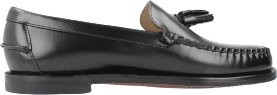 Sebago Dames Leren Mocassins Black Dames