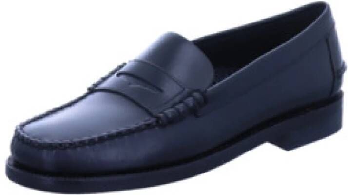 Sebago Klassieke zwarte herenschoenen