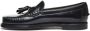Sebago Zwarte Leren Kwast Slip-On Schoenen Black - Thumbnail 6