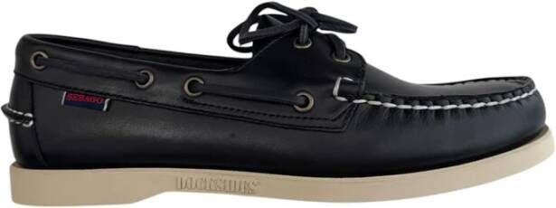 Sebago Leren bootschoenen met veters