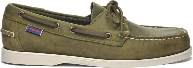 Sebago Loafers Green Heren