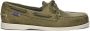 Sebago Handgemaakte Groene Leren Bootschoenen Green Heren - Thumbnail 1