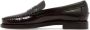 Sebago Bordeauxrode Leren Instap Platte Schoenen Brown Heren - Thumbnail 20