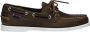 Sebago Met de hand gemaakte Bruin Leren Bootschoenen - Thumbnail 1