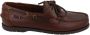 Sebago Handgemaakte leren Docksides Mocins Brown Heren - Thumbnail 6