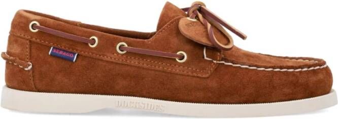 Sebago Platte Mocassin Docksides voor Yachting